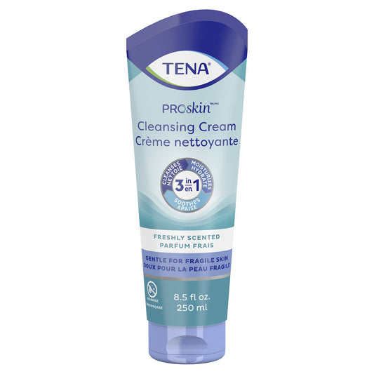 Tena® Body Wash Cleansing Cream, Alcohol-Free, White, 3-in-1 Formula, 8.5 ounces 64425