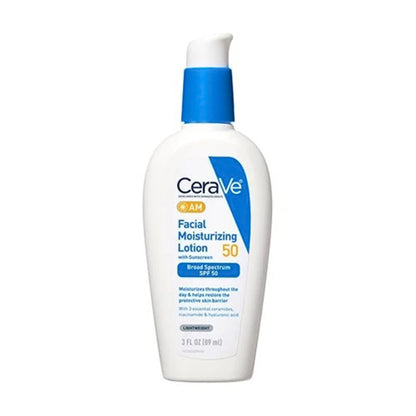 Facial Moisturizer with Sunscreen CeraVe® AM 3 oz. Bottle Unscented Lotion 60600061263