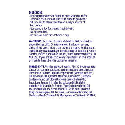 Oral Rinse Breath Harmonizer Mouthwash, Wild Mint - 2 Pack