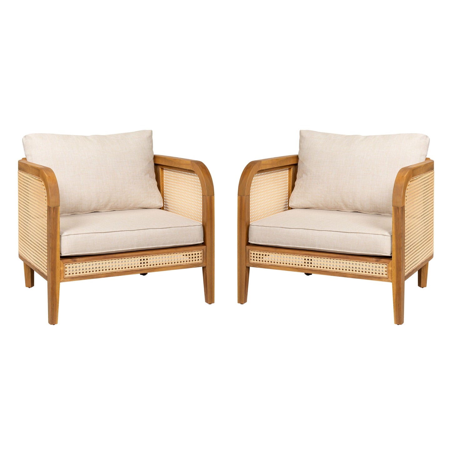 Kirkby - Bohemian Outdoor Patio Cushioned Arm Chair