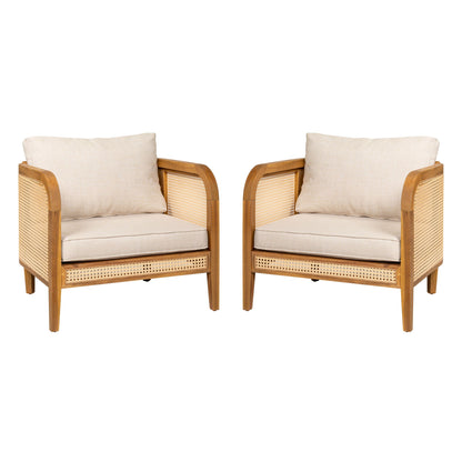 Kirkby - Bohemian Outdoor Patio Cushioned Arm Chair