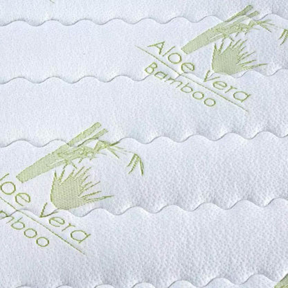 Bamboo Aloe Vera Hypoallergenic Quilted Mattress Pad