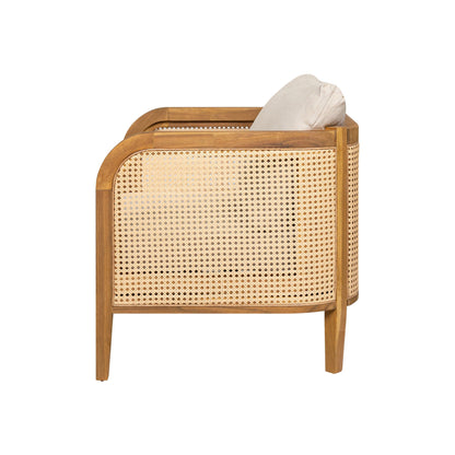 Kirkby - Bohemian Outdoor Patio Cushioned Arm Chair