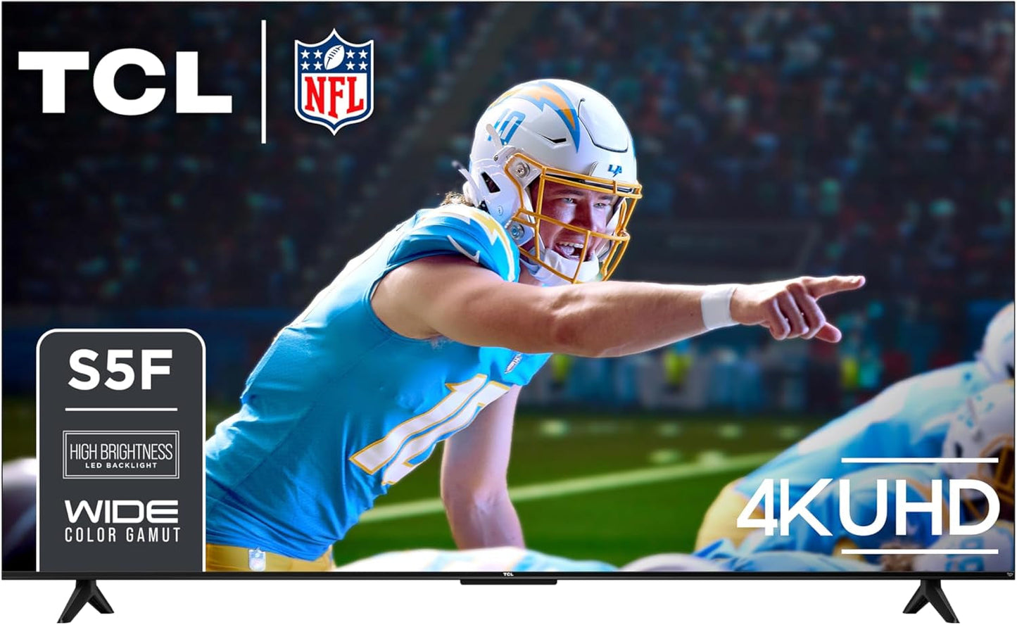 TCL 50-Inch Class S5 UHD 4K LED Smart TV with Fire TV (50S551F, 2024 Model), Dolby Vision, HDR PRO+, Dolby Atmos, Alexa Built-In with Voice Remote, Apple Airplay 2 Compatibility, Streaming Television