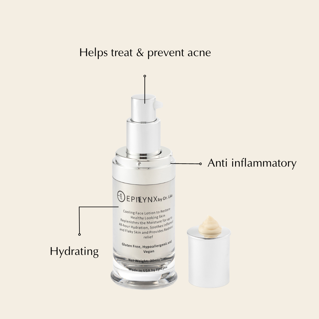 Lightweight Face Moisturizer for Sensitive & Dry Skin – Calming & Hydrating