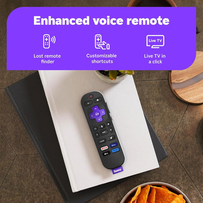 Roku Smart TV 2025 – 43-Inch Select Series, 4K HDR TV – tv with Enhanced Voice Remote – Flat Screen LED Television with Wi-Fi for Streaming Live Local News, Sports, Family Entertainment