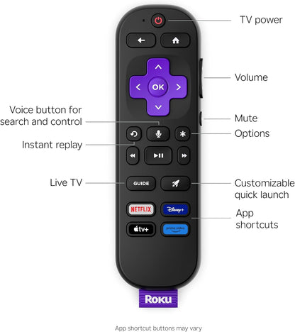 Roku Smart TV 2025 – 43-Inch Select Series, 4K HDR TV – tv with Enhanced Voice Remote – Flat Screen LED Television with Wi-Fi for Streaming Live Local News, Sports, Family Entertainment