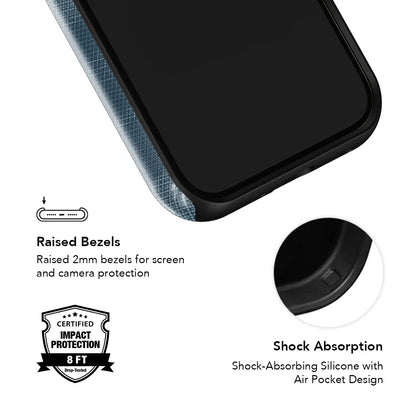 Denim | Blue Flannel Plaid iPhone Case