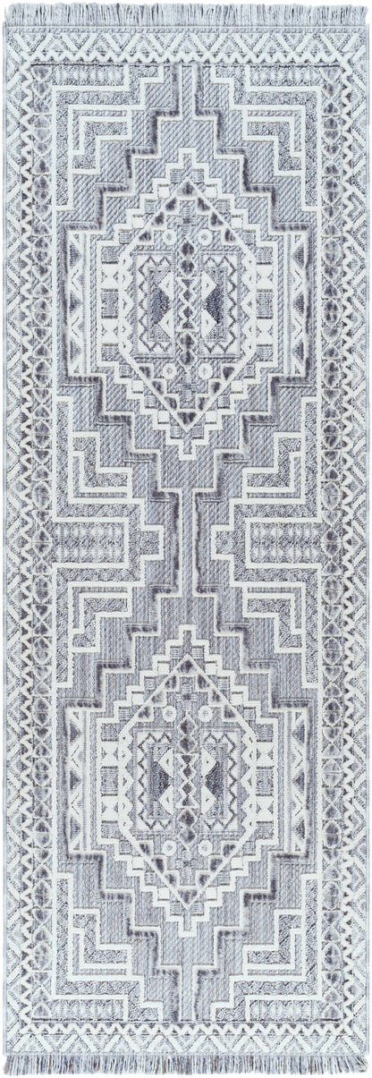Alya Charcoal Textured Area Rug