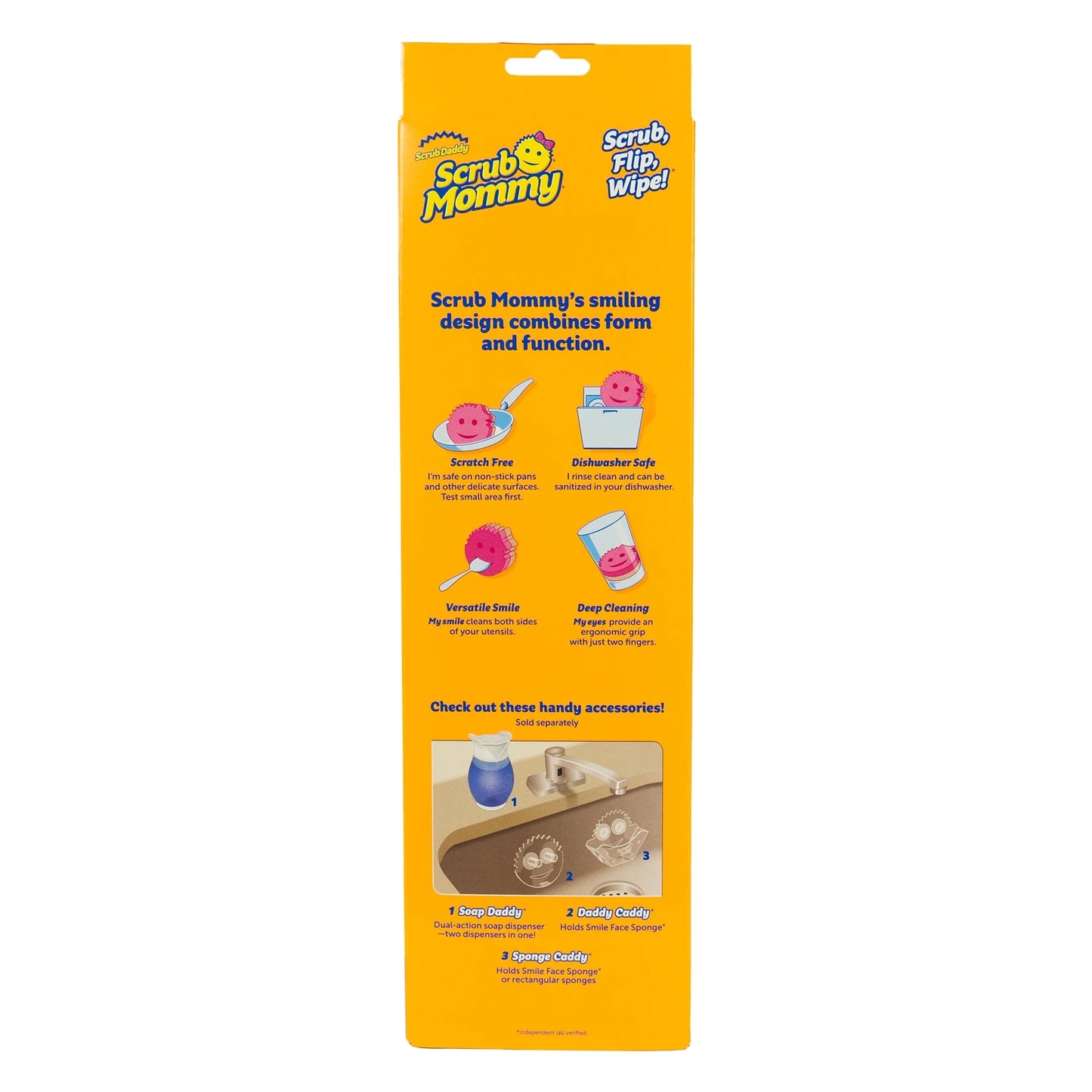 Scrub Mommy Non-Scratch Cleaning Sponges, 3 Count