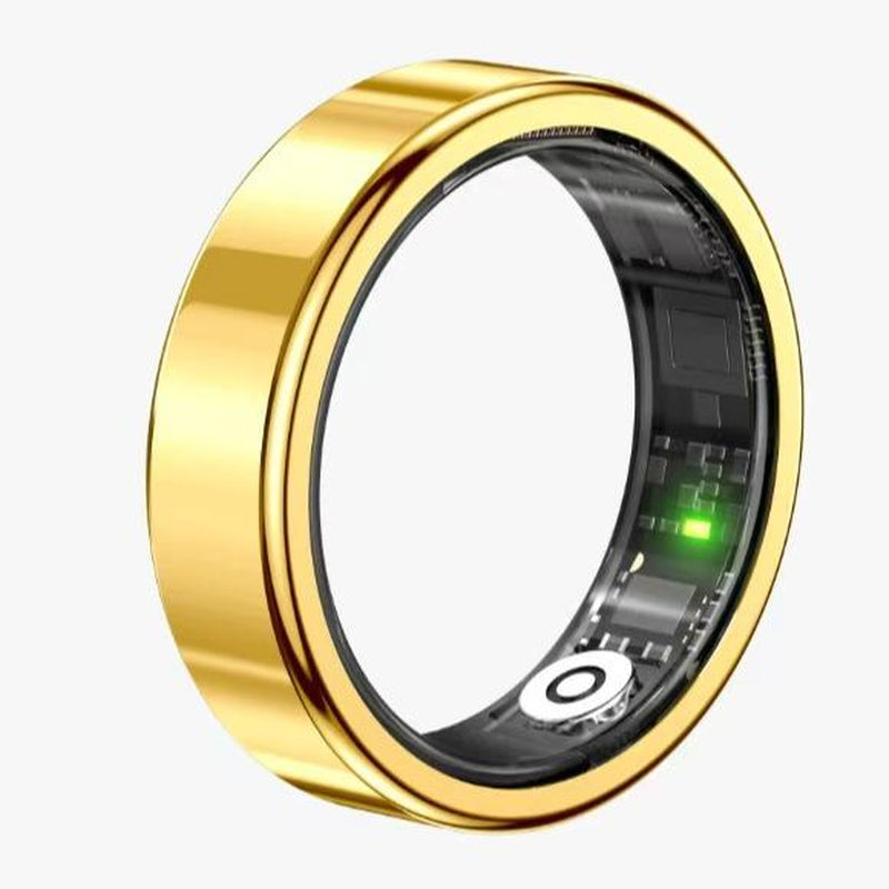 Smart Health Ring Fitness Tracker for Women Men Heart Rate Sleep Monitoring Step Counting IP68 Waterproof Activity Ring Compatible with Ios Android No Subscription