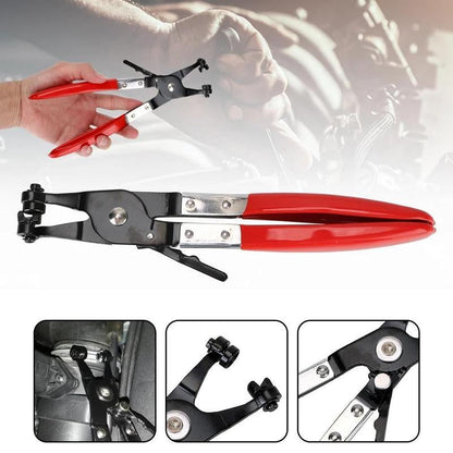 Automotive Electrical Disconnect Pliers Kit,Auto Repair Plier,High-Carbon Steel Connector Separator 60 ° Pliers,Hose Clamp Plier,Car Trim Clip Removal Pliers,Plug Release Tool and Wire Terminal Removal in Storage Bag.