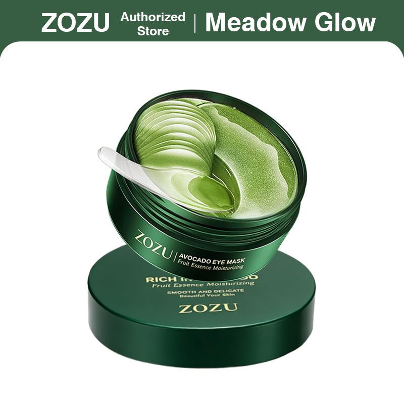 [ZOZU Authorized Store] Avocado & Gold Eye Mask Duo - Alternate Day and Night Use Eye Mask – Reduces Periocular Fine Lines & Eye Bag Care, Fades Dark Circles - Hydrating Moisturizing Skincare Product