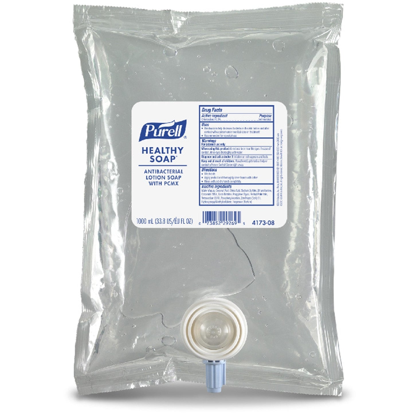 Purell® Healthy Soap® Antimicrobial Lotion Soap, 1000 mL Dispenser Refill Bag 4173-08