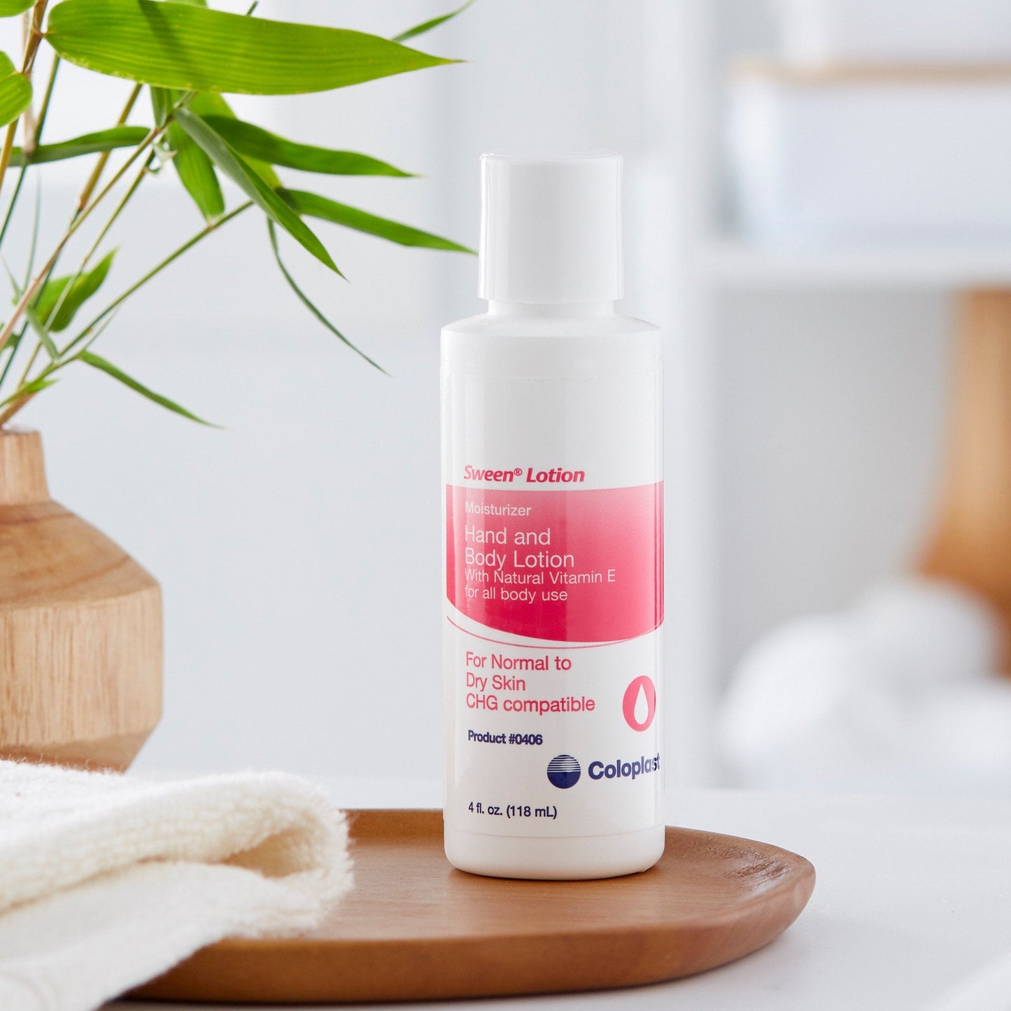 Sween® Moisturizer Hand and Body Lotion with Natural Vitamin E, 4 oz. Bottle COI0406