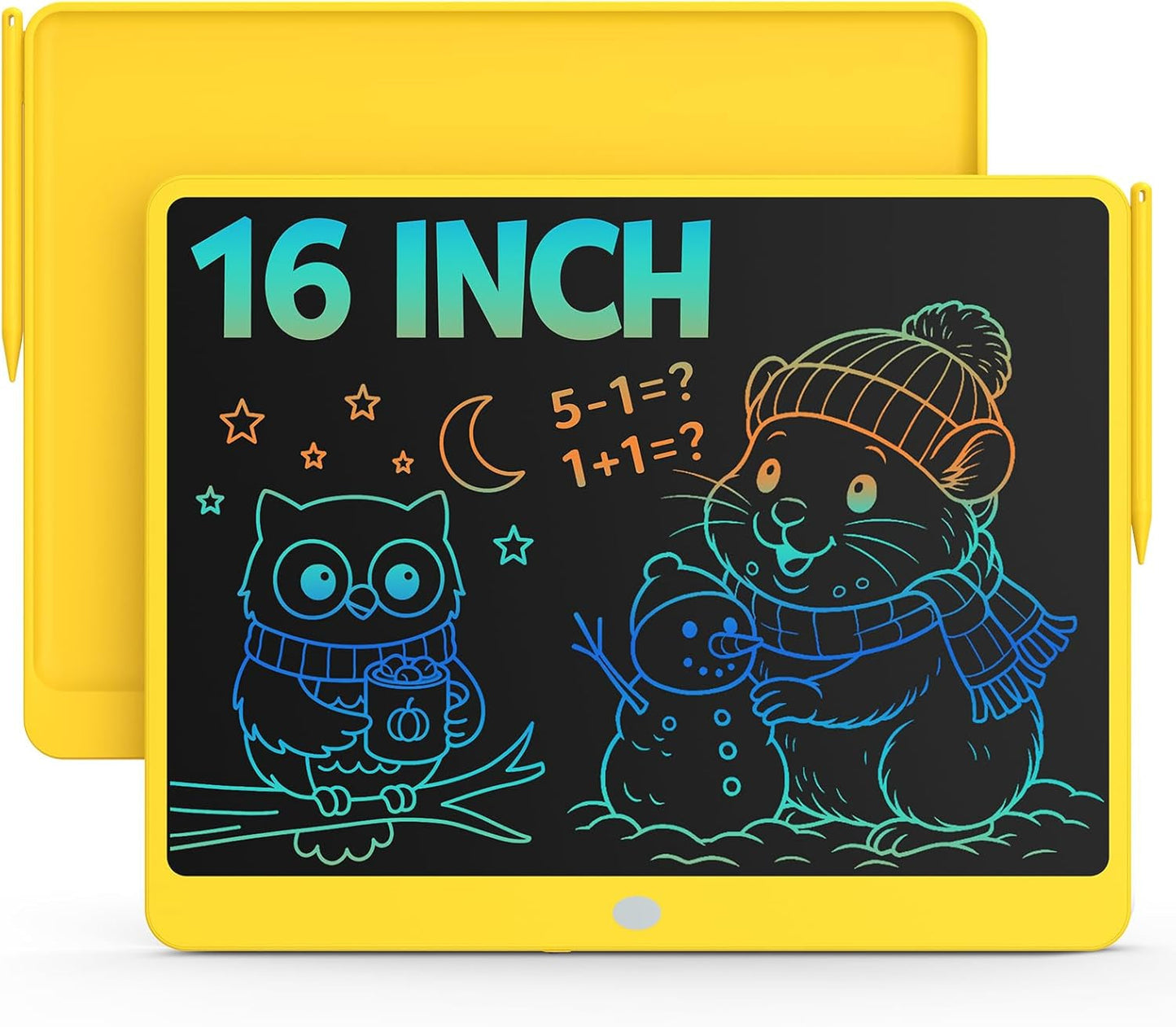 Bravokids 10 Inch LCD Writing Tablet for 3-8 Year Olds - Electronic Drawing Pad and Doodle Board as Educational Birthday Gifts for Girls and Boys (Pink)