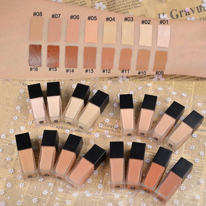 Healthy Skin Full Coverage Matte Foundation with SPF 30 – Vegan, Gluten-Free & Hydrating
