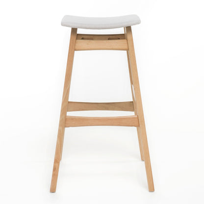 Modern Bar Stool Set With Upholstered Seating