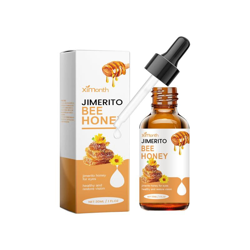 JIMERITO Bee Honey Eye Care Drops – Effects: Moisturizing, Soothing, Refreshing, for Dry & Tired Eyes Relieves Dryness Lightweight