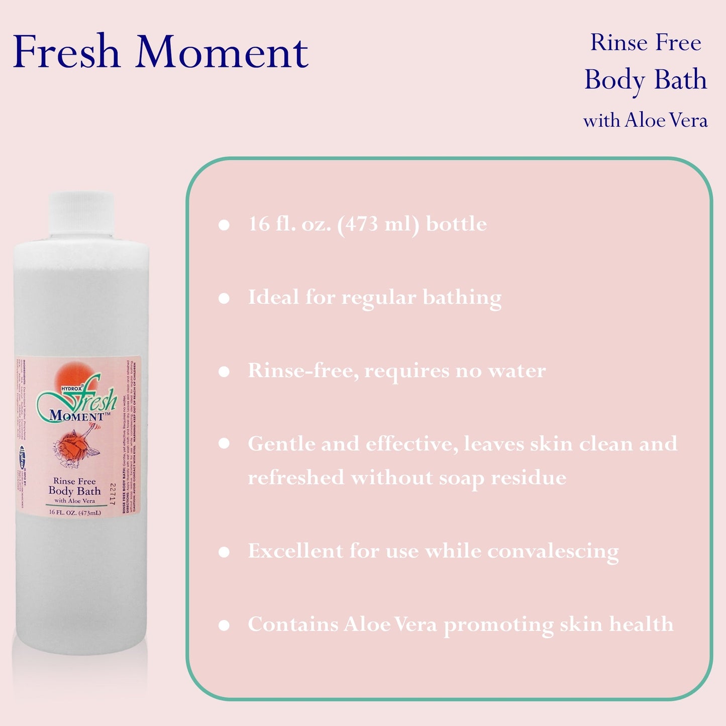 Fresh Moment™ Rinse-Free Body Wash HDX-D2502
