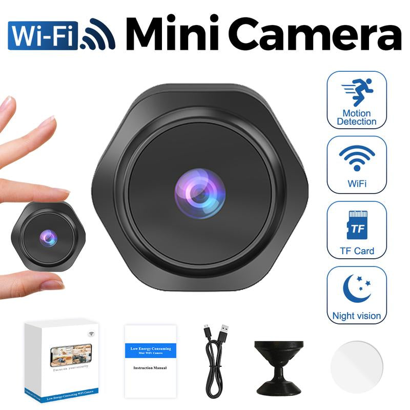[Flycloud] F0 Mini Wifi Home Security Camera Mini Camera – 1080P, Night Vision, App Alerts for Baby & Pet