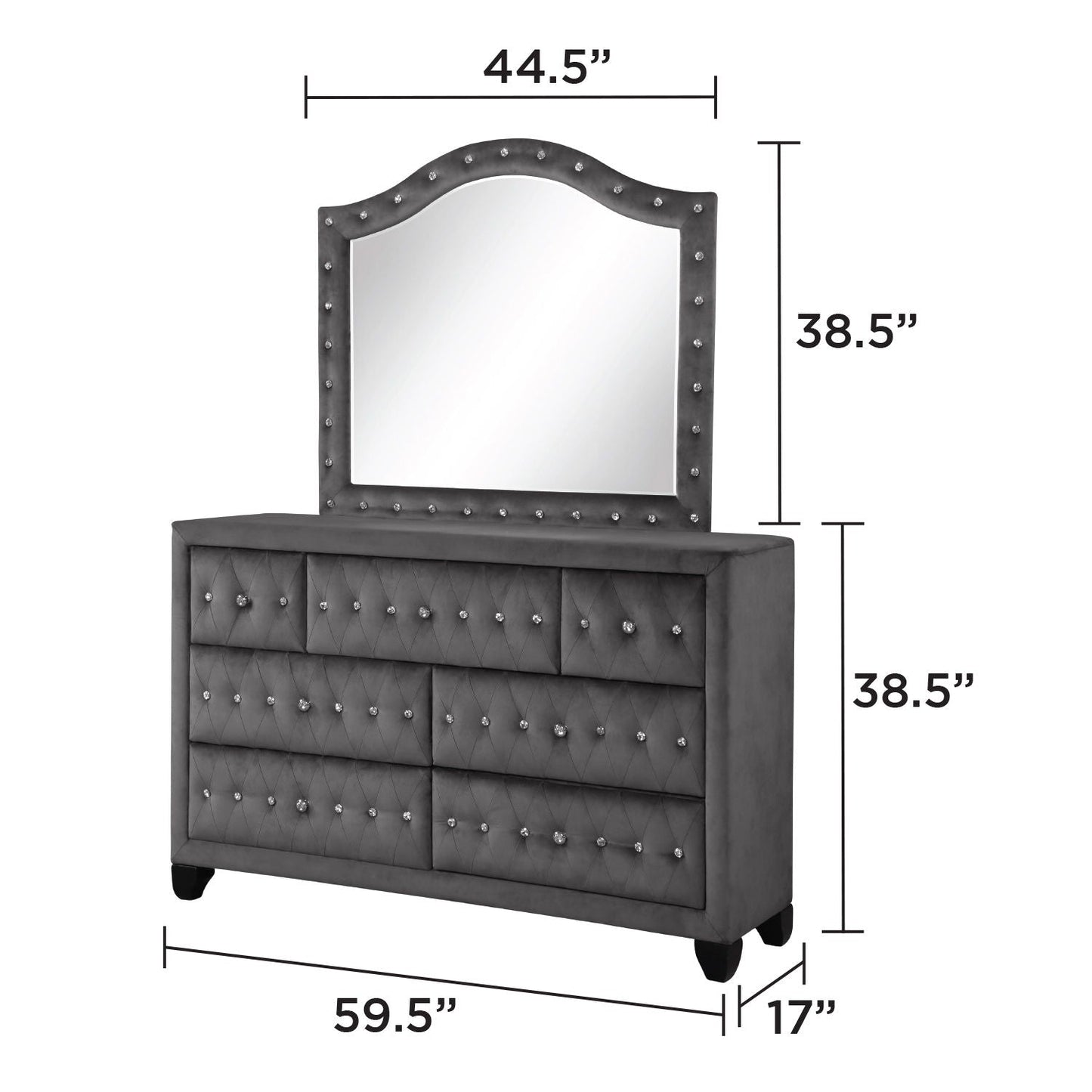 Sophia - 7 Drawer Dresser