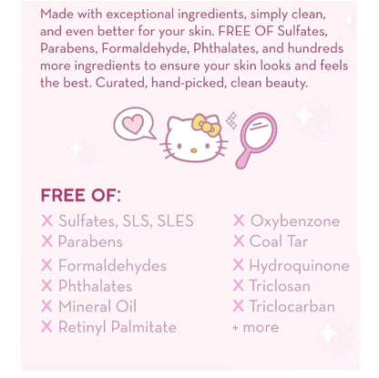 , Hello Kitty Pure Cure Strawberry Milk Toner, Klean Beauty™, 6.76 Fl. Oz.