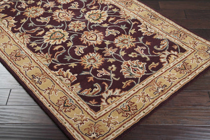 Cherryfield Burgundy 1024 Wool Area Rug