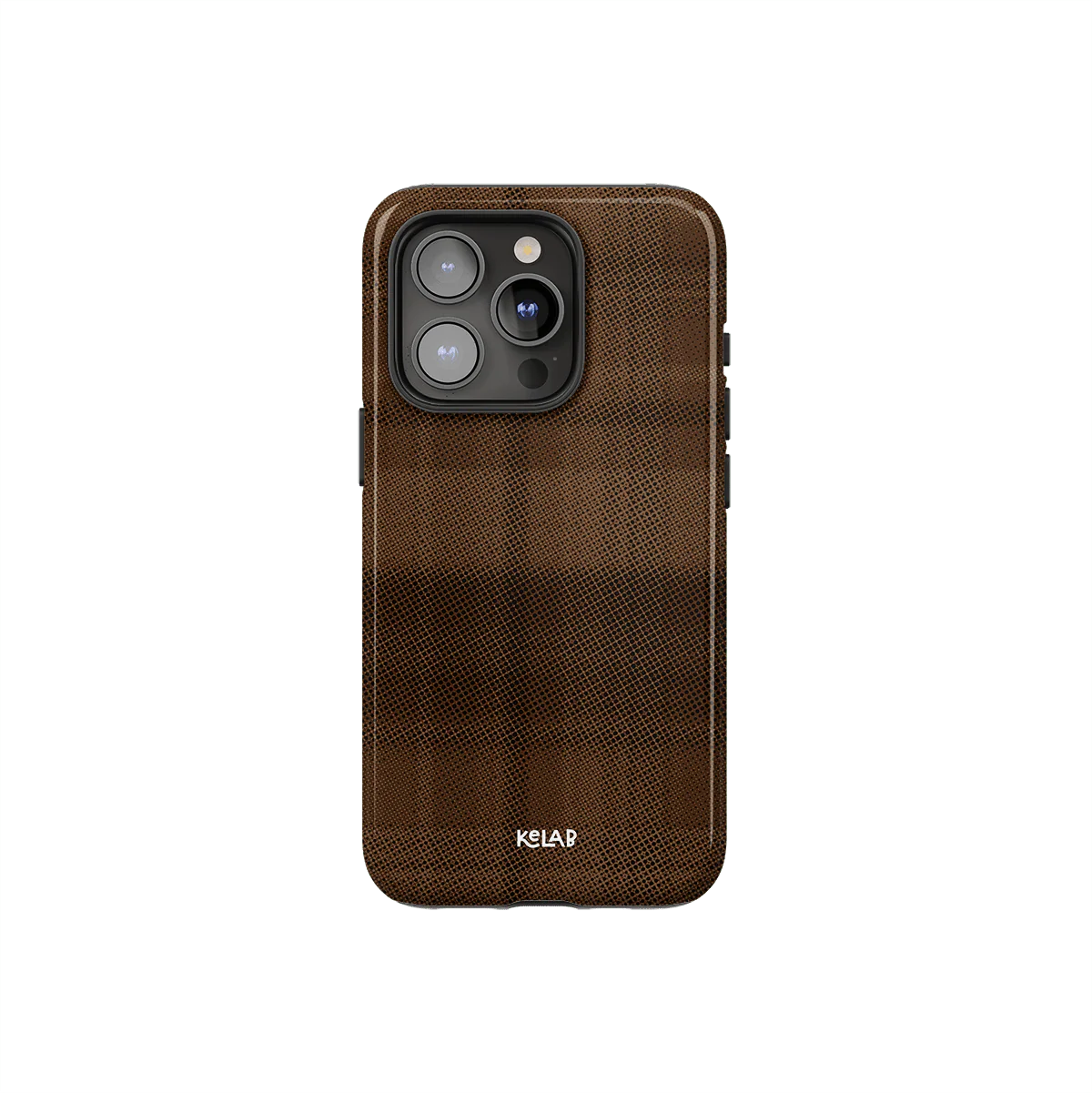 Chestnut | Brown Flannel Plaid iPhone Case