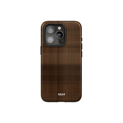 Chestnut | Brown Flannel Plaid iPhone Case