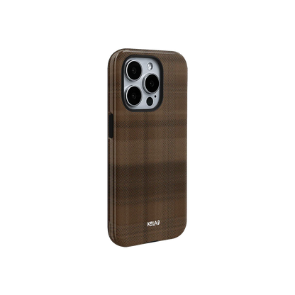 Chestnut | Brown Flannel Plaid iPhone Case