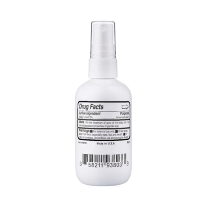 Medical-Grade Acne Body Spray with Glycolic Acid 10% | Back & Chest Acne Treatment