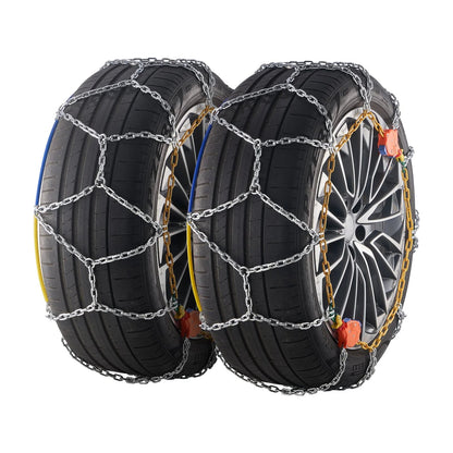 VEVOR Auto Tightening Snow Chains Diamond Mesh Anti-Slip Traction Wheel Chains