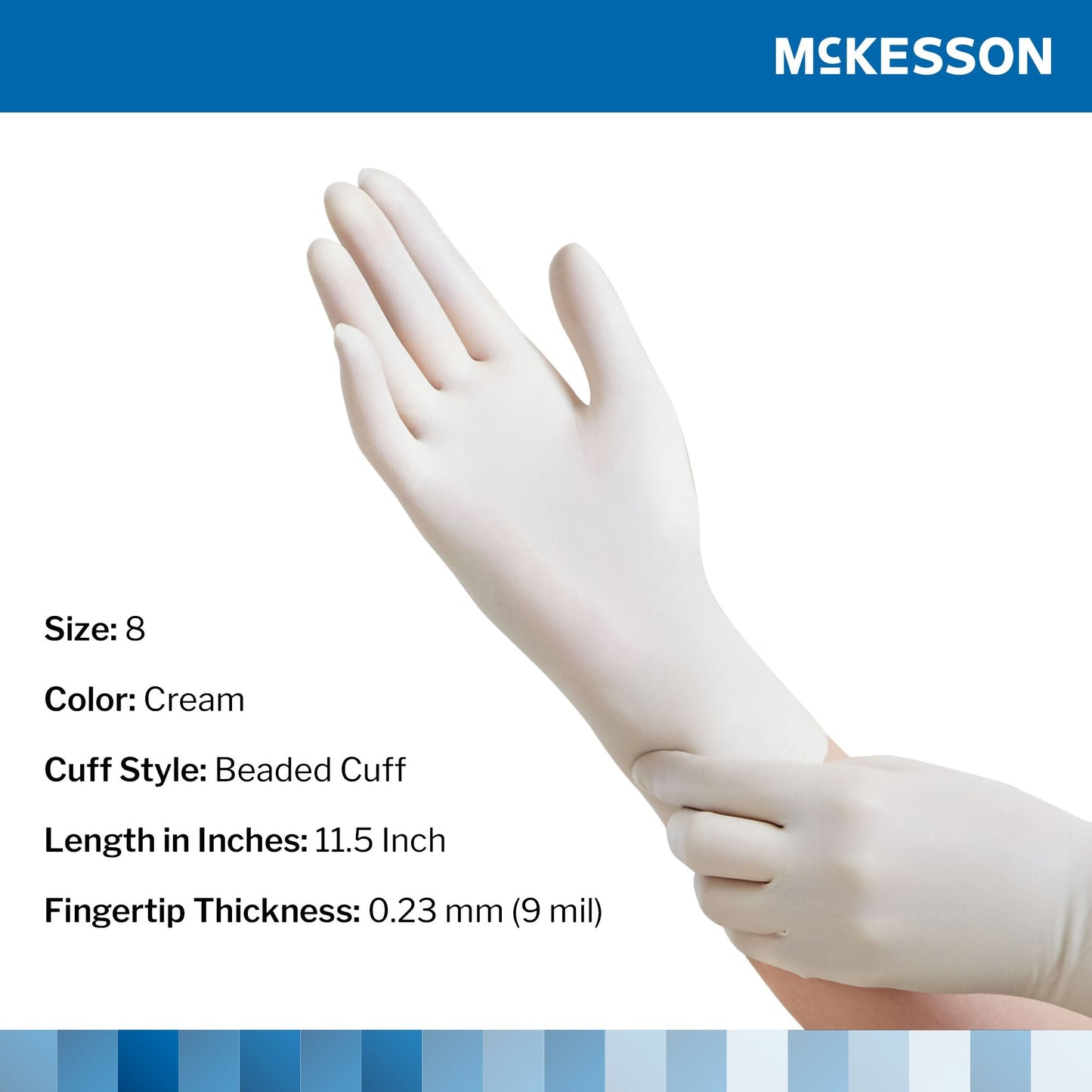 McKesson Perry® Performance Plus Surgical Glove, Size 8, Cream 20-1080N