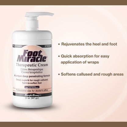 Foot Miracle® Therapeutic Cream, 32 oz. Bottle 60656