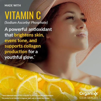 ORGANIXX Restore Vitamin C Serum with Hyaluronic Acid & Organic Vitamin E for Brighter & Smoother Skin 30Ml