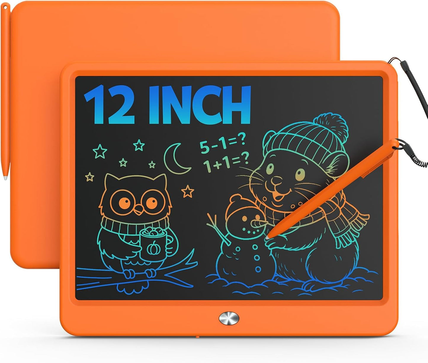 Bravokids 10 Inch LCD Writing Tablet for 3-8 Year Olds - Electronic Drawing Pad and Doodle Board as Educational Birthday Gifts for Girls and Boys (Pink)