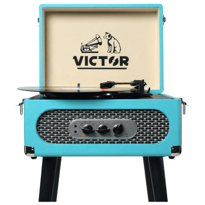 Victor Andover 5-in-1 Music Center Turquoise - Refurbished