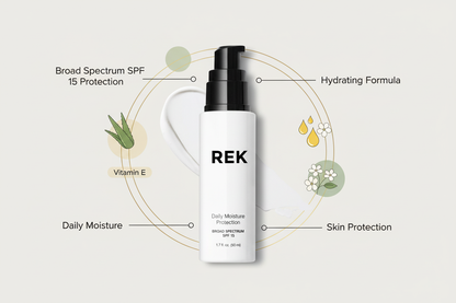 Daily Moisture Protection – Hydrating SPF Moisturizer | REK Cosmetics