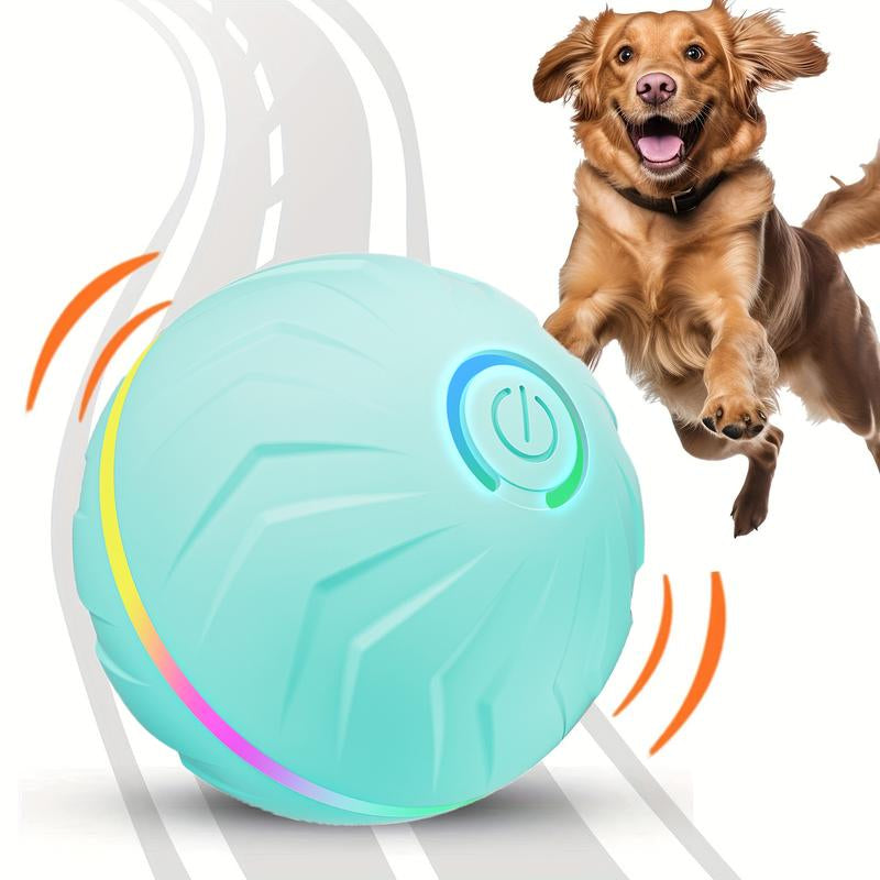 Interactive Touch-Activated Dog Ball - Moving, Vibrating Toy for Small & Medium Dogs - Anti-Boredom, USB Rechargeable Fun!