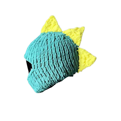 Handmade Knitted Cartoon Cover for Motorcycle Helmet