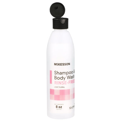 McKesson Rinse-Free Shampoo and Body Wash, 8 oz Bottle 53-27913-8