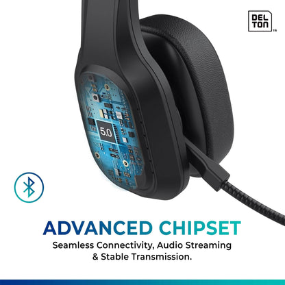 Delton Professional Wireless Computer Headset with Mic