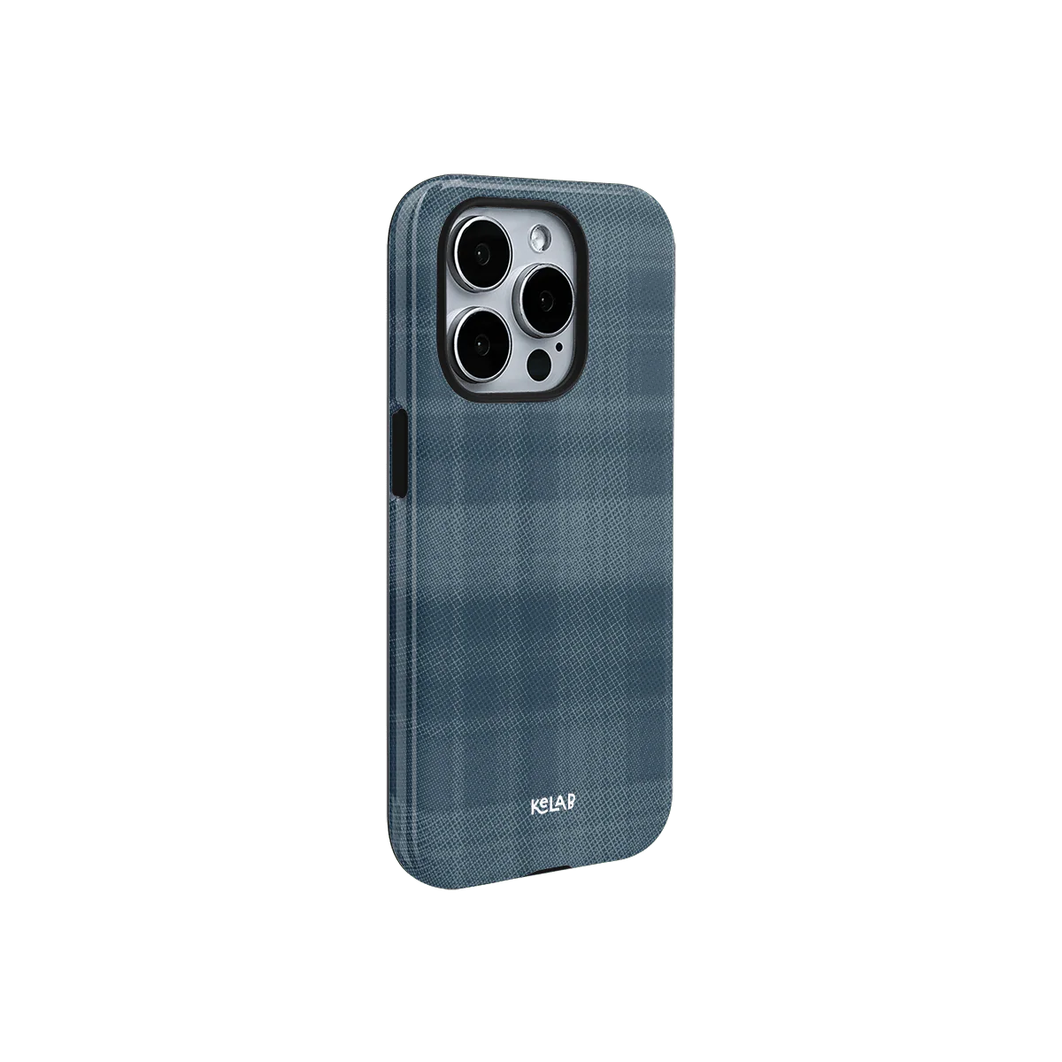 Denim | Blue Flannel Plaid iPhone Case