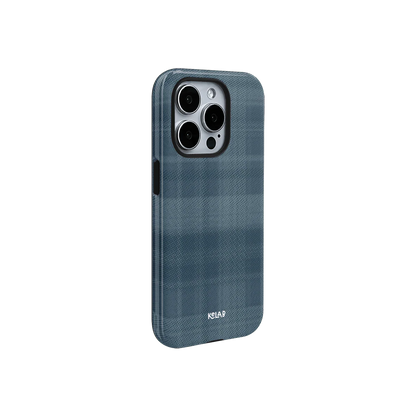 Denim | Blue Flannel Plaid iPhone Case