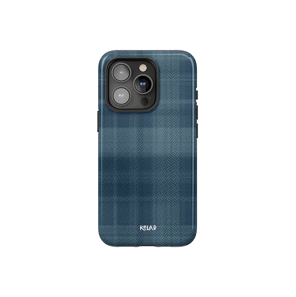 Denim | Blue Flannel Plaid iPhone Case