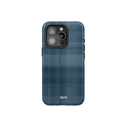 Denim | Blue Flannel Plaid iPhone Case