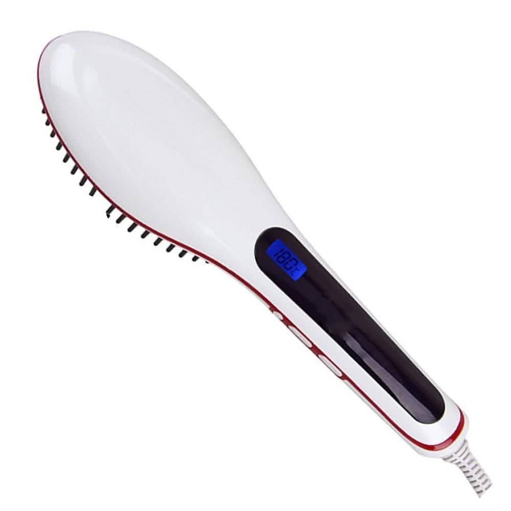 Detangling Hair Straightener Brush - Assorted Colors