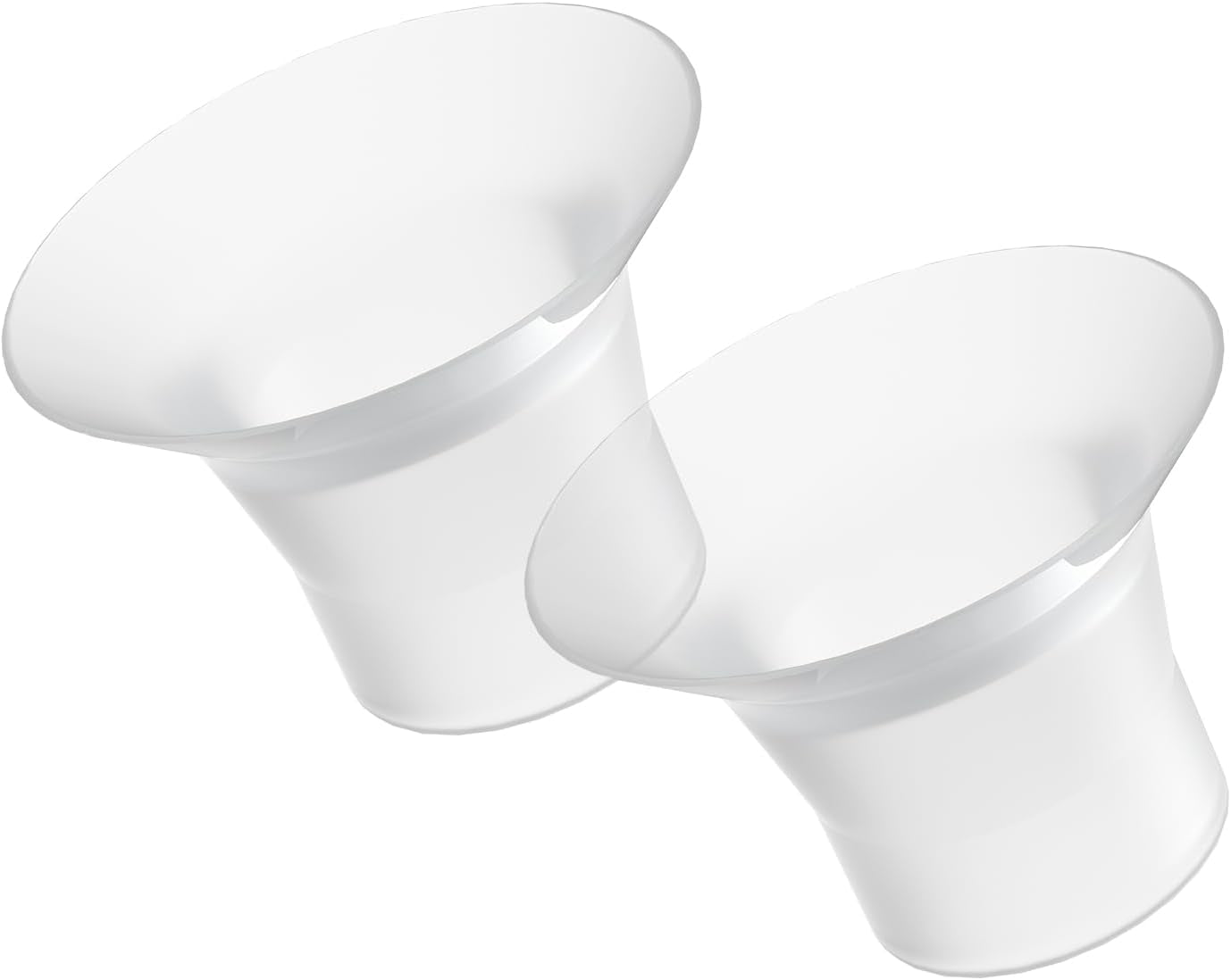 Paruu P10 Hands-Free Breast Pump Wearable, 338Mmhg Strong Suction, Low Noise, 4 Modes & 9 Levels, Electric Breast Pump Portable, Smart Display, 19/21/24/28Mm Insert/Flange, 2 Pack (White)