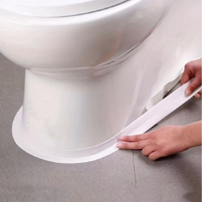 White Waterproof Caulk Tape 3.2M Self-Adhesive Sealing Tape for Bathroom Kitchen Sink Toilet Tub Edges Easy Application & Durability